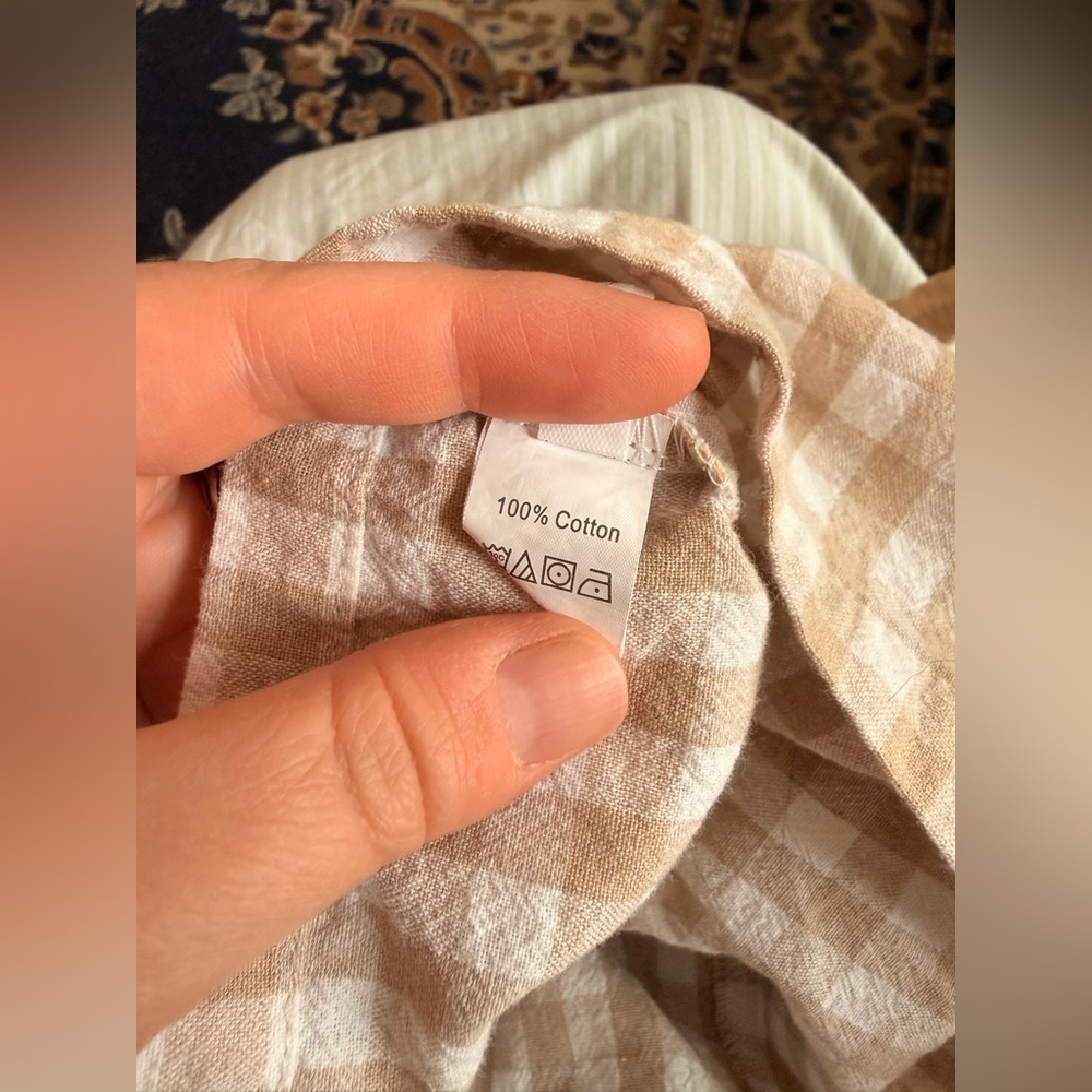 Angou Matching Linen Cotton vintage set - Picture 3 of 4